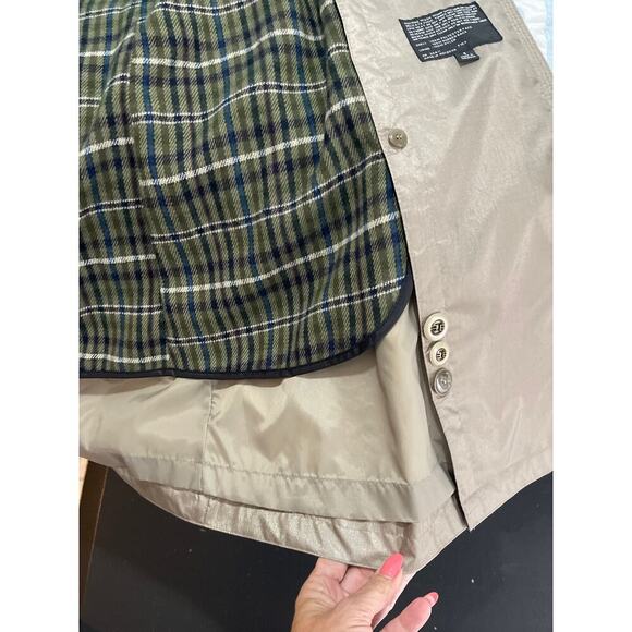 F.S.L FSL collection NWOT trench coat jacket size 6 professional oversized - Picture 12 of 14